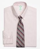 Brooks Brothers Men's Extra Slim Fit Original Polo Button-down Oxford Stripe Dress Shirt