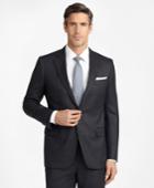 Brooks Brothers Men's Madison Fit Saxxon Wool Herringbone 1818 Suit