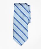 Brooks Brothers Textured Ground Framed Stripe Tie