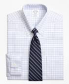 Brooks Brothers Non-iron Regent Fit Brookscool Triple Windowpane Dress Shirt