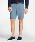 Brooks Brothers Gingham Cotton Seersucker Shorts