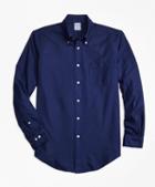 Brooks Brothers Regent Fit Garment-dyed Textured Sport Shirt