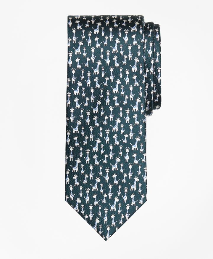 Brooks Brothers Men's Giraffe Print Tie