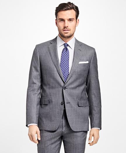 Brooks Brothers Regent Fit Textured Alternating Stripe 1818 Suit