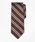 Brooks Brothers Houndstooth Stripe Print  Tie