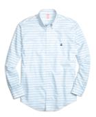 Brooks Brothers Non-iron Madison Fit  Horizontal Stripe Sport Shirt
