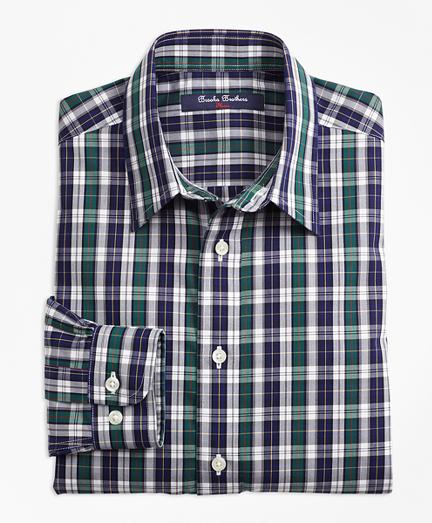 Brooks Brothers Non-iron Tattersall Sport Shirt