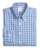 Brooks Brothers Supima Cotton Regular Fit Non-iron Tonal Check Sport Shirt
