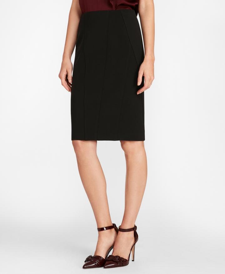 Brooks Brothers Women's Stretch Wool Cavalry Twill Pencil Skirt