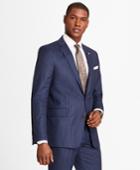 Brooks Brothers Men's Regent Fit Double Stripe Flannel 1818 Suit