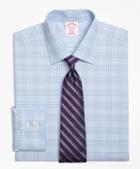 Brooks Brothers Non-iron Madison Fit Two-tone Glen Plaid Dress Shirt