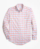 Brooks Brothers Non-iron Regent Fit Dobby Gingham Sport Shirt