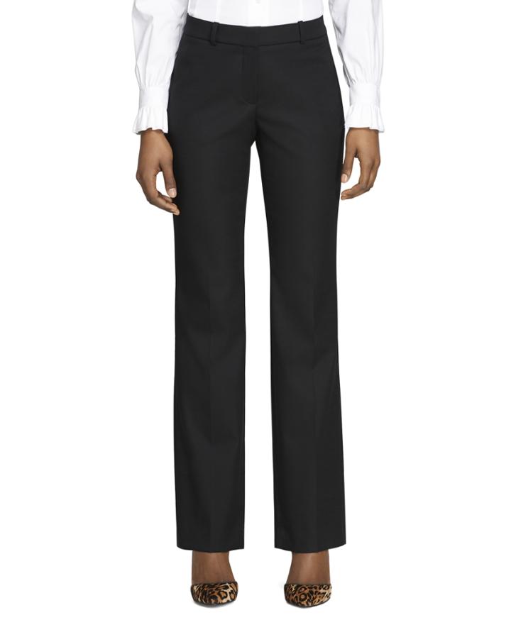 Brooks Brothers Women's Wool Stretch Caroline Fit Trousers