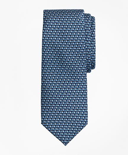 Brooks Brothers Scooter Motif Print Tie