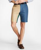 Brooks Brothers Men's Linen And Cotton Fun Shorts