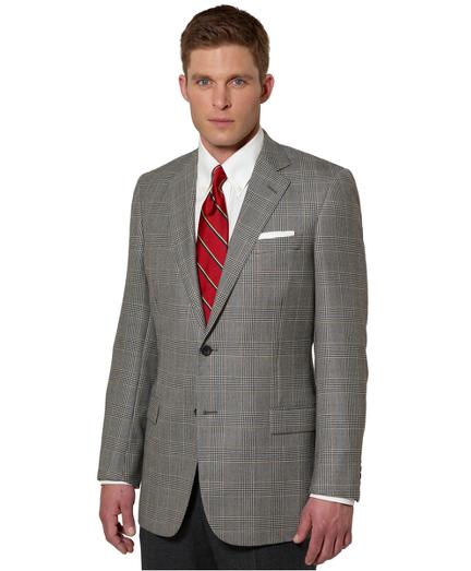 Brooks Brothers Fitzgerald Fit Plaid With Deco Cashmere Sport Coat