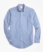 Brooks Brothers Non-iron Madison Fit Small Check Sport Shirt