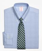 Brooks Brothers Brookscool Regular Fit Classic-fit Dress Shirt, Non-iron Glen Plaid
