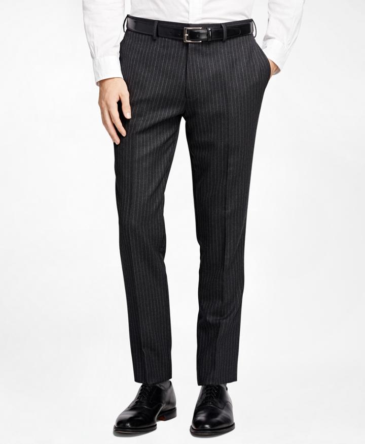 Brooks Brothers Men's Chalk Stripe Suit Trousers