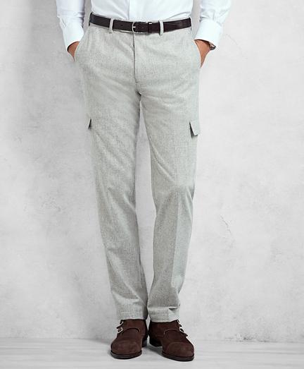 Brooks Brothers Golden Fleece Flannel Cargo Trousers