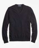 Brooks Brothers Men's Cashmere V-neck Sweater-basic Colors