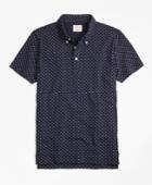 Brooks Brothers Men's Micro-dot-print Polo Shirt