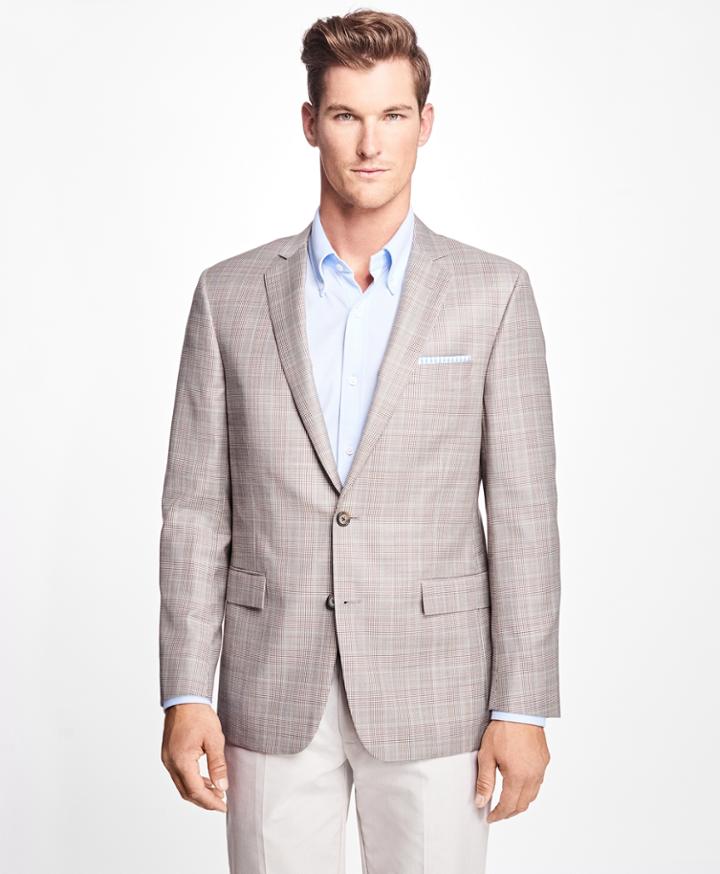 Brooks Brothers Men's Regent Fit Plaid Check Sport Coat