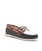 Brooks Brothers Women's Color-block Calfskin Boat Shoes