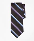 Brooks Brothers Men's Alternating Sidewheeler Stripe Tie