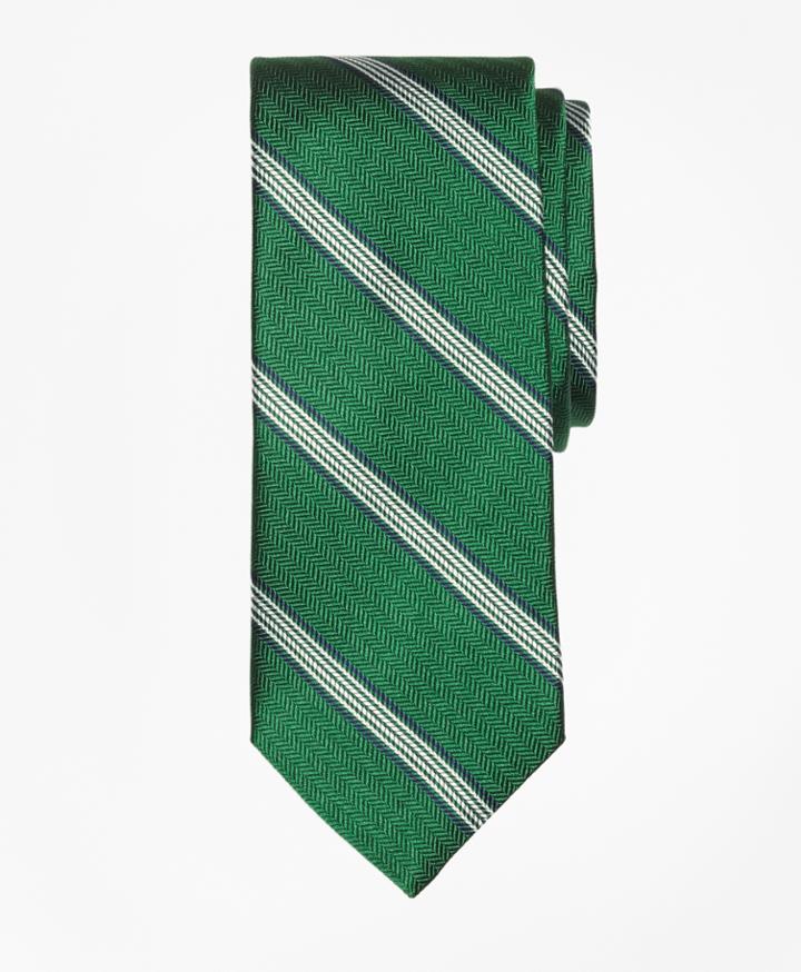 Brooks Brothers Men's Herringbone Music Stripe Tie