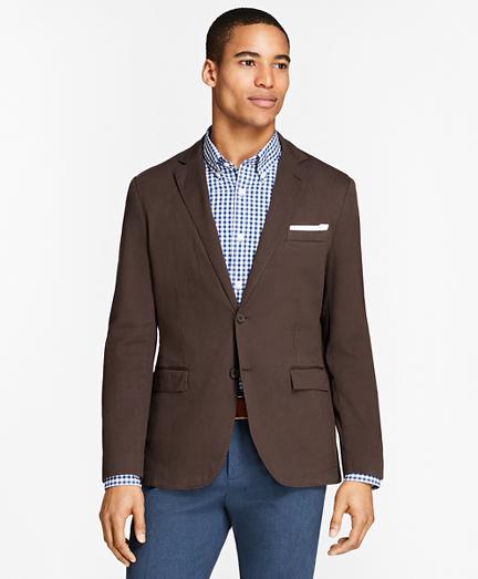 Brooks Brothers Garment-dyed Stretch Cotton Dobby Sport Coat