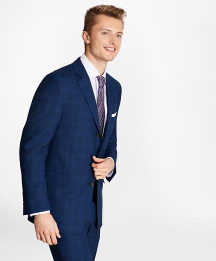 Brooks Brothers Regent Fit Saxxon Wool Three-button Plaid 1818 Suit