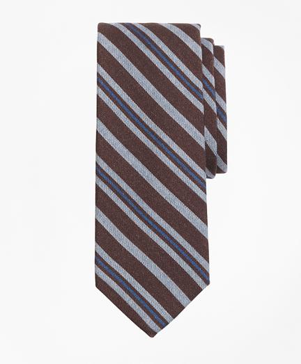Brooks Brothers Alternating Stripe Print Tie