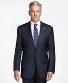 Brooks Brothers Men's Madison Fit Saxxon Wool Track Stripe 1818 Suit