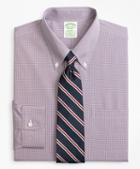 Brooks Brothers Stretch Milano Slim-fit Dress Shirt, Non-iron Micro-check