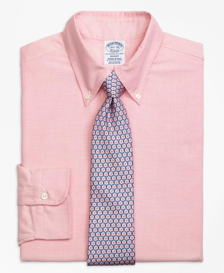 Brooks Brothers Men's Slim Fit Original Polo Button-down Oxford Dress Shirt