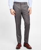 Brooks Brothers Men's Slim-fit Plaid Stretch-wool Suit Trousers