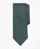 Brooks Brothers Men's Herringbone Ground Mini-flower Tie