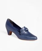 Brooks Brothers Point-toe Leather Pumps