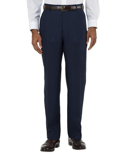 Brooks Brothers Irish Linen Plain-front Trousers