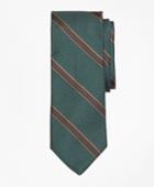 Brooks Brothers Men's Textured Ground Double Framed Stripe Tie
