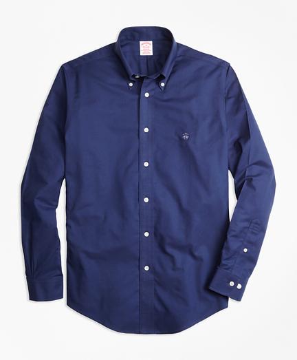 Brooks Brothers Non-iron Madison Fit Warp Weft Oxford Sport Shirt