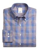 Brooks Brothers Men's Golden Fleece Slim Fit Multi Micro Check Sport Shirt