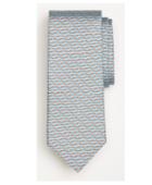 Brooks Brothers Men's Panama Hat Print Tie