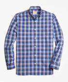 Brooks Brothers Men's Plaid Broadcloth Sport Shirt