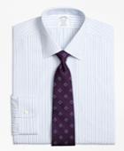 Brooks Brothers Slim Fitted Dress Shirt, Non-iron Alternating Stripe