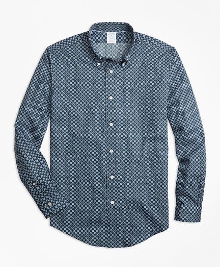 Brooks Brothers Regent Fit Lifesaver Print Sport Shirt