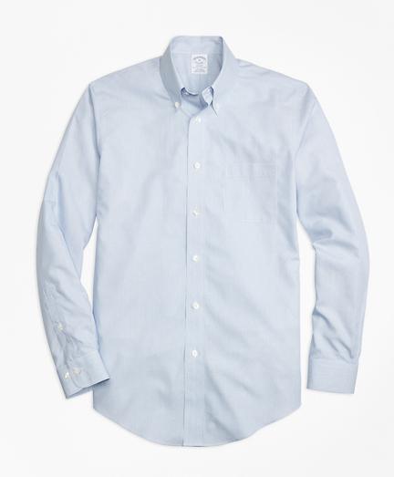 Brooks Brothers Non-iron Regent Fit Dobby Micro Stripe Sport Shirt