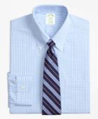 Brooks Brothers Men's Stretch Extra Slim Fit Slim-fit Dress Shirt, Non-iron Gingham
