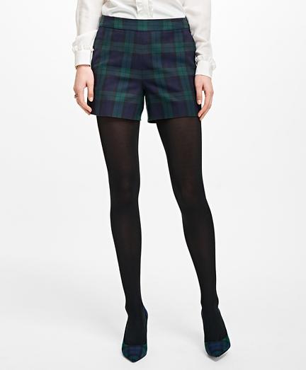 Brooks Brothers Black Watch Jacquard Shorts